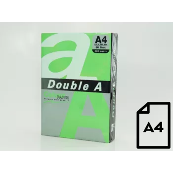 Kleurpapier Double A, 80 g, A4, 500 vel, Parrot