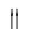 USB-C-kabel Unitek C14100ABK01-2M – 2 m, 100 W Power Delivery, 40 Gbit/s data