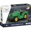 Cobi constructiespeelgoed Jeep Willys CJ-2A Groen Model 24517 – bouwsteenset