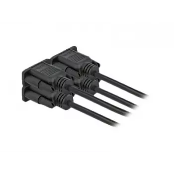 Seriële kabel DeLOCK 86604 zwart 10 m RS-232 Sub-D9