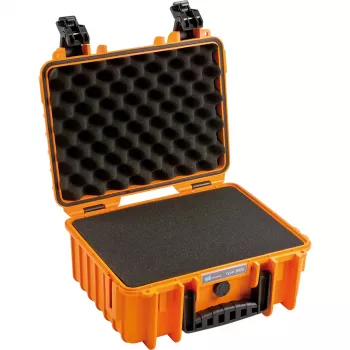 Gereedschapskoffer B&W Cases 3000/O/SI oranje polypropyleen stof- en waterbestendig