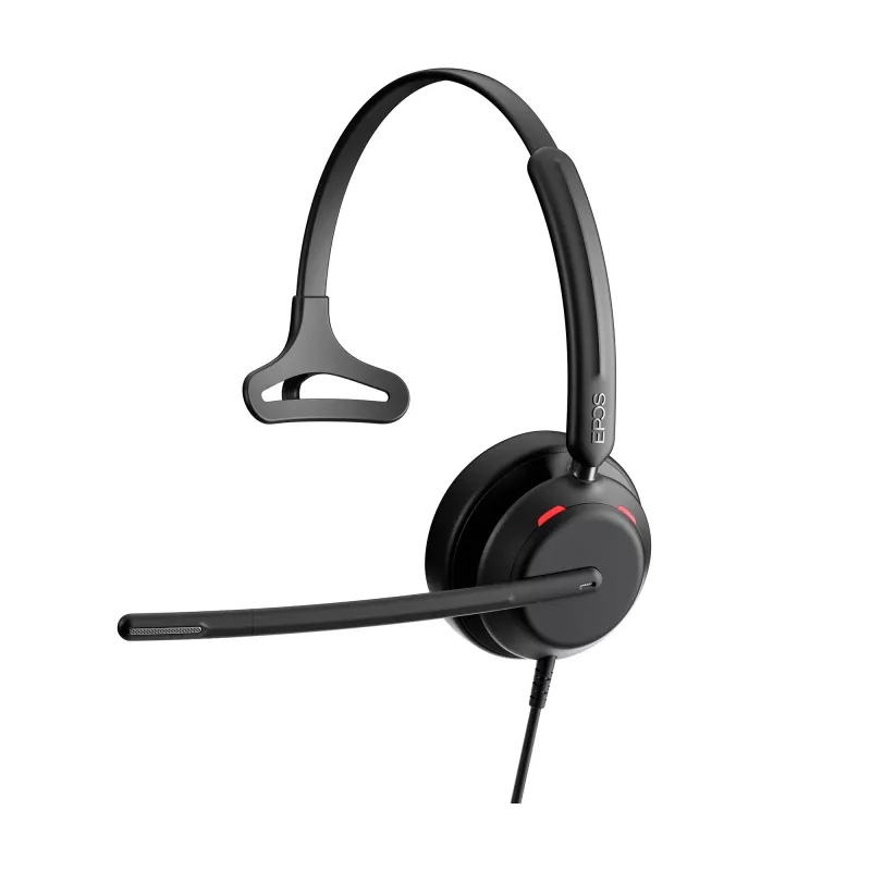 Epos IMPACT 730T, mono-headset, bedraad, MS Teams-gecertificeerd, 3 digitale microfoons, Super-Wideband-technologie