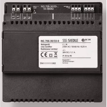 Siedle NG 706-30/33-0 voeding zwart (210010267-00)