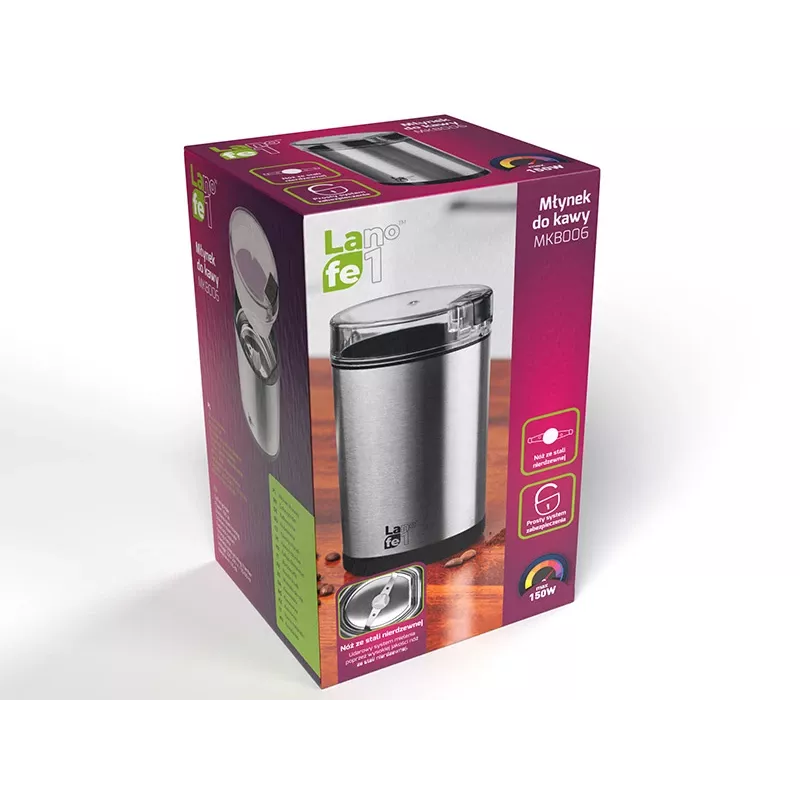 Koffiemolen LAFE MKB-006 RVS