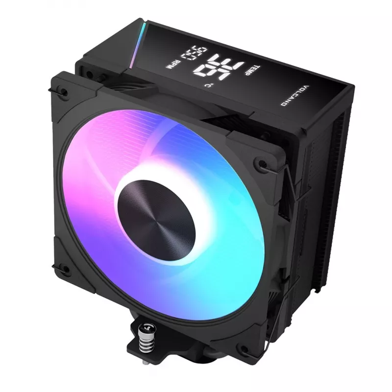 MODECOM Volcano 0C T102 LCD ARGB processorkoeler 12 cm zwart