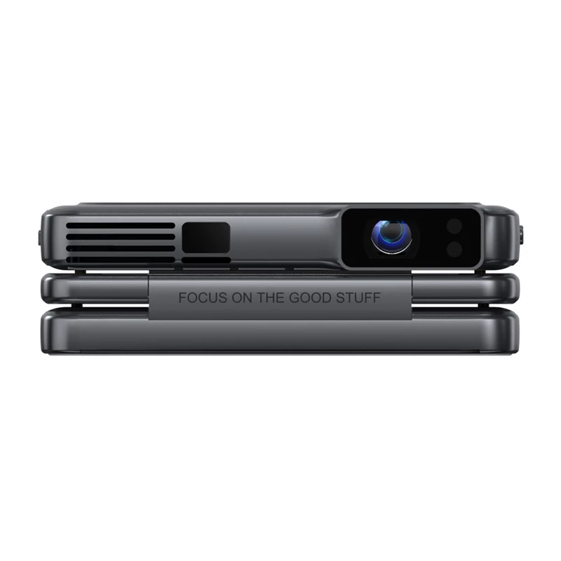 Projector Aurzen AURZEN Zip-projector (grijs) – draagbare thuis-/zakelijke projector