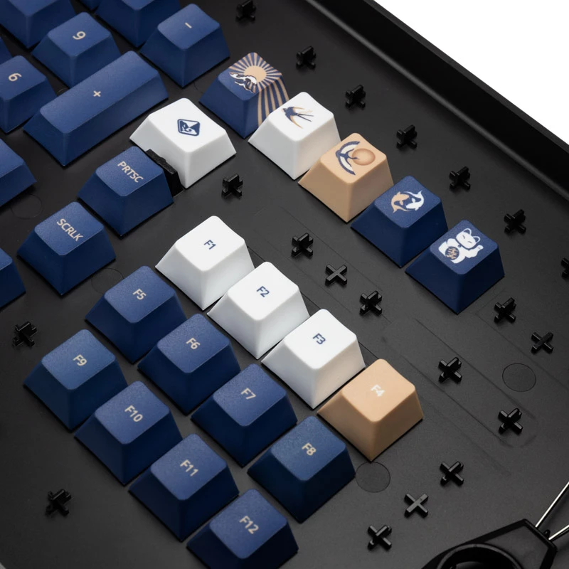 Keycap-set Traitors UKIYO-E PBT US-layout – 108 toetsen, dye-sub-beschrifting