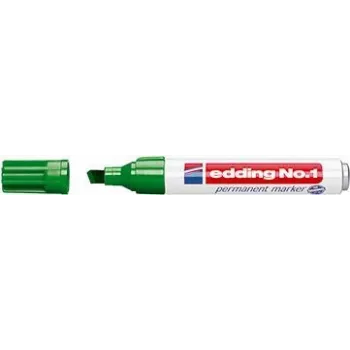 Permanentmarker Edding No.1 beitelpunt groen