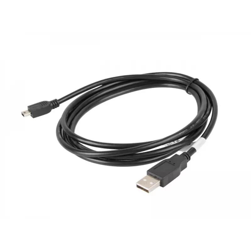 USB 2.0 kabel Mini AM-BM5P 1,8 m zwart