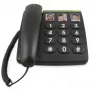 Doro PhoneEasy 331ph bedrade telefoon, zwart