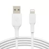 Belkin PVC USB-A naar Lightning 2m wit