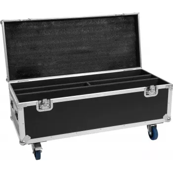 Roadinger flightcase voor 2x LED TMH Bar-S120 met wielen — beschermende transportkoffer