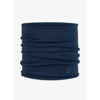 Buff Merinowol nek- en gezichtswarmer Sling model 113018.779.10.00 – zwaar, naadloos, unisex, blauw