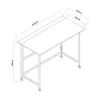 Maclean klaptafel, zwart, mobiel, 100 x 50 cm, max. 50 kg MC-1250 B