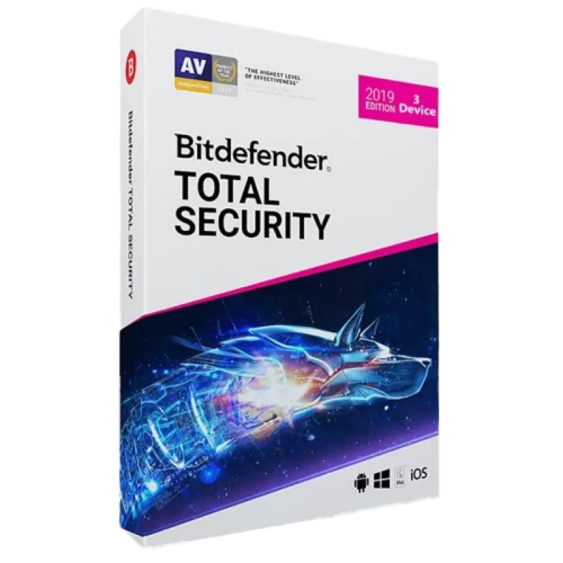 Bitdefender Total Security | 3 pc | 1 jaar | alleen EU