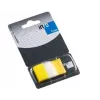 Papierindex Global Notes, 25x43mm, geel, kunststof (1x50) 0718-203
