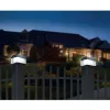 GB128 LED-solarlamp voor hekpalen en tuin, zwart - groen blauw