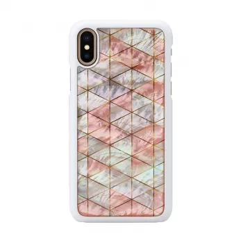 Smartphonehoesje iKins voor iPhone XS / XS Max diamantwit beschermhoesje