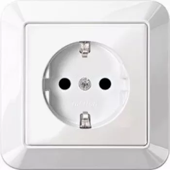 Merten MEG2300-1019 stopcontact CEE 7/3 wit (MEG2300-1019)