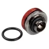 BitsPower Multi-Link adapter recht G1/4 inch AG naar 16 mm AD hardtube, glanzend zwart