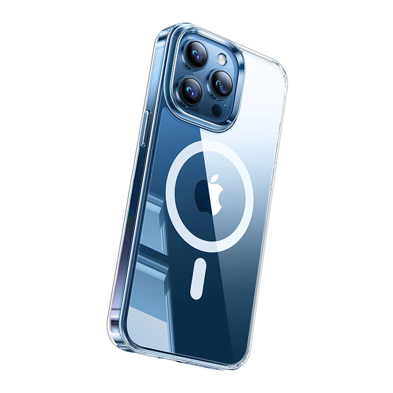 Beschermhoesje magnetisch Torras GUARDIAN voor iPhone 15 Pro Clear Diamond-finish