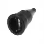 ABL Sursum ABL rubberen SCHUKO-koppeling 100000048 TPE zwart IP20 tot 3x2,5mm (100000048)