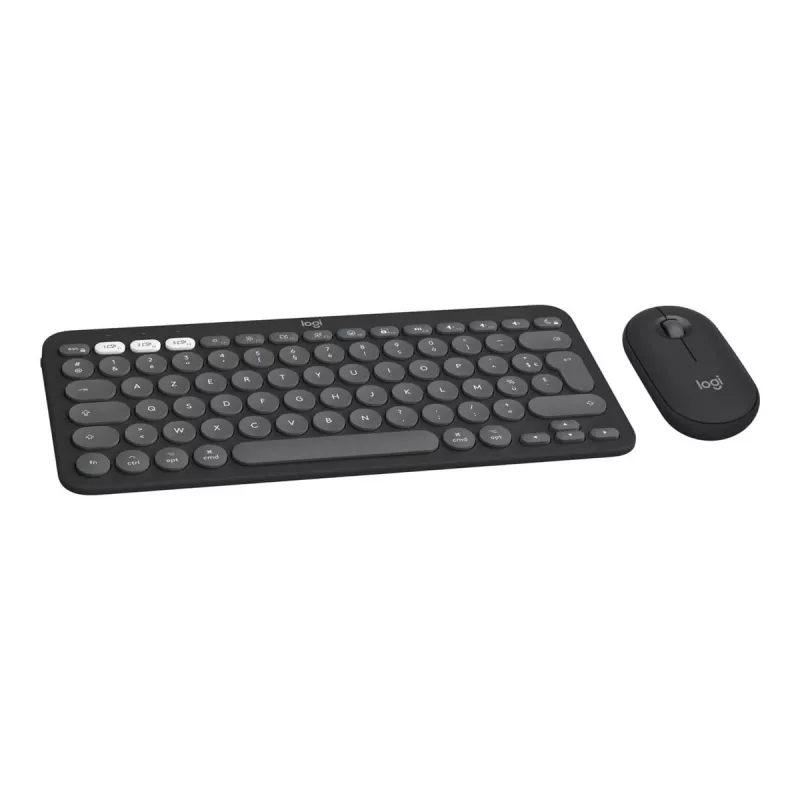 Logitech Pebble 2 Combo for Mac draadloos toetsenbord muis QWERTZ Duits grafiet