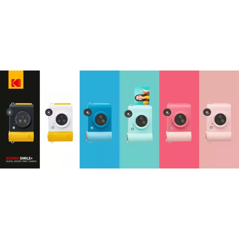 Kodak SMILE+ instantcamera, 2x3 inch, wit