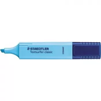 Marker Staedtler 364-3 beitelpunt blauw
