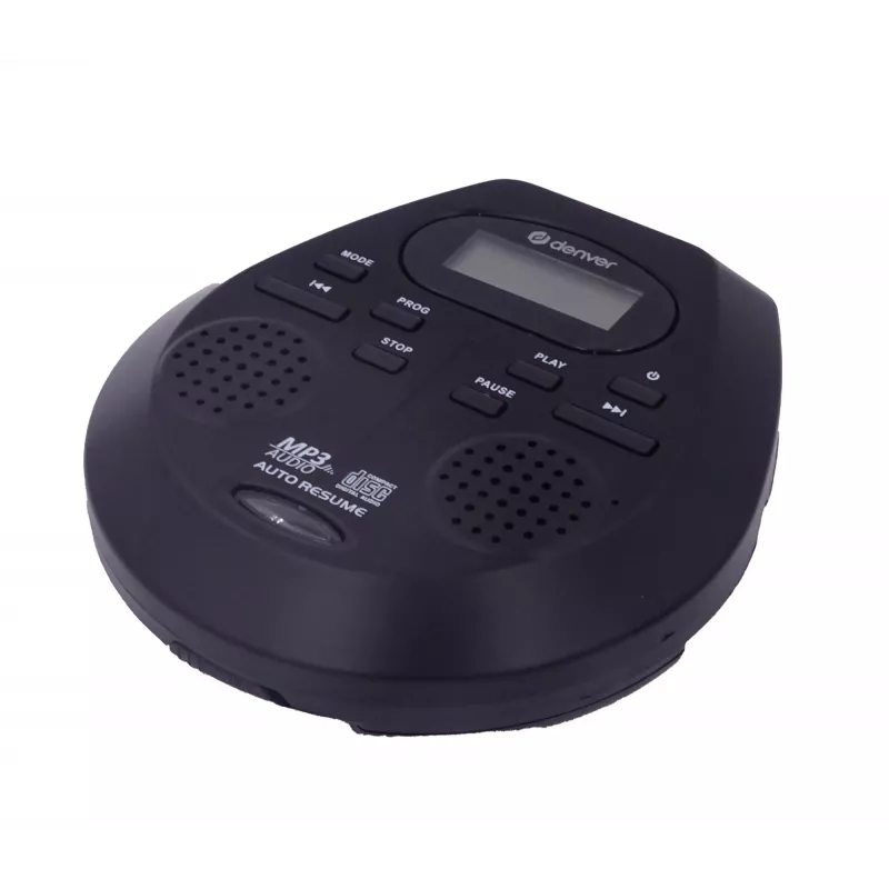 Draagbare cd-speler Denver DMP-395B zwart MP3-weergave LCD-display