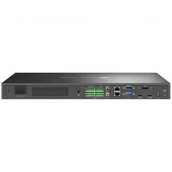 Netwerk-videorecorder TP-Link VIGI 64-kanaals NVR, 64ch ingang, 4K 3840×2160, 16-kanaals weergave, SATA HDD, 64 TB max, 2×LAN, USB-A