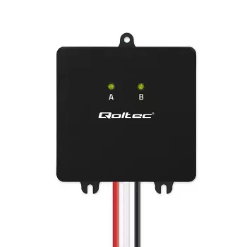 Accu-spanningsvereffenaar QOLTEC 51097 voor 24V (2×12V) accu's, 5A vereffeningsstroom