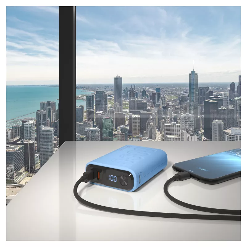 Draagbare powerbank RealPower PB-10000C PD+ 10000 mAh