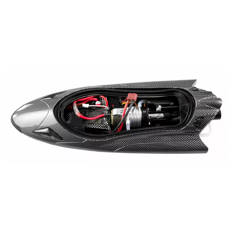 Op afstand bestuurbare snelle boot Amewi Stingray Jet Drive 335mm RTR, carbonlook