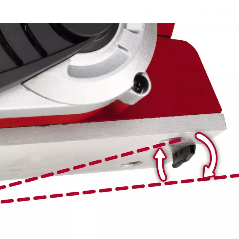 Elektrische schaaf TE-PL 900 (rood/zwart, 900 watt)