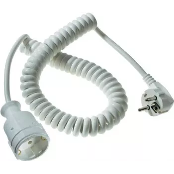 Stekkerdoos AS Schwabe 70412 — 1 m kabel, 1 AC-stopcontact, binnen, IP20