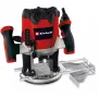 Einhell bovenfrees TE-RO 1255 E - 1200 W - Ø 6 en 8 mm - toerentalregeling - parallelgeleider - afzuigadapter - incl. accessoires