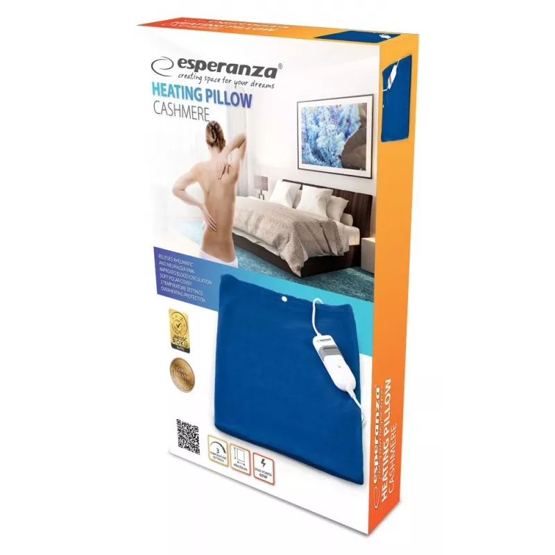 Esperanza EHB004 warmtekussen - elektrisch warmtekussen - 3 warmtestanden - 40 x 30 cm