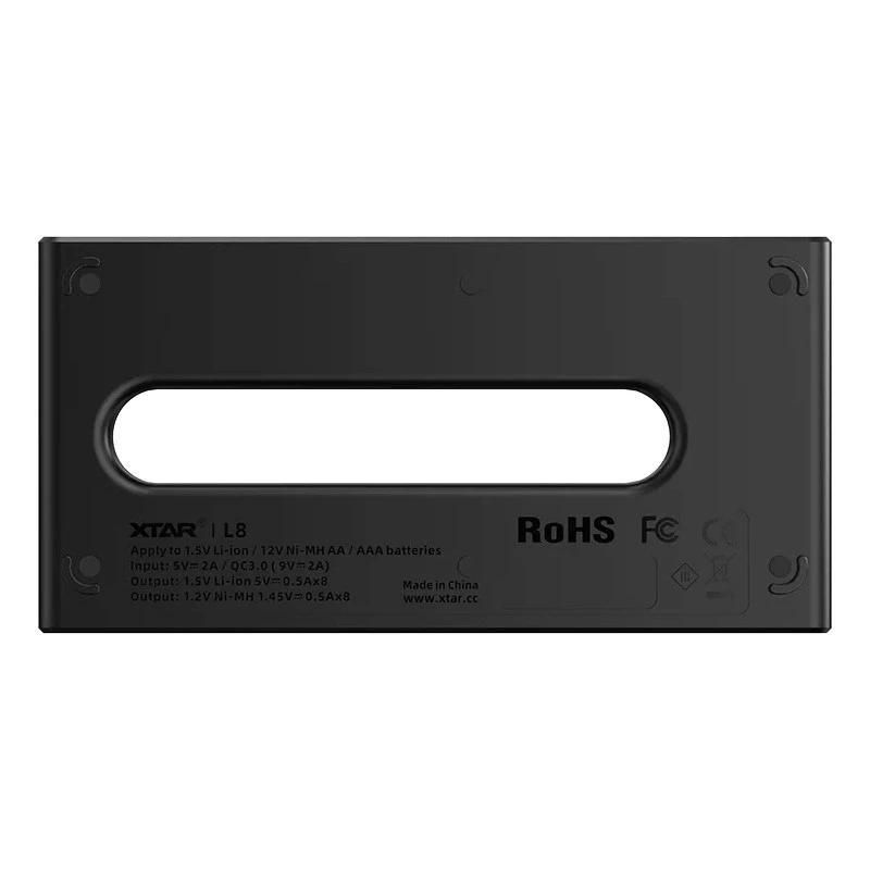 Acculader AA/AAA 1,5 V en 1,2 V, smart - 8 slots