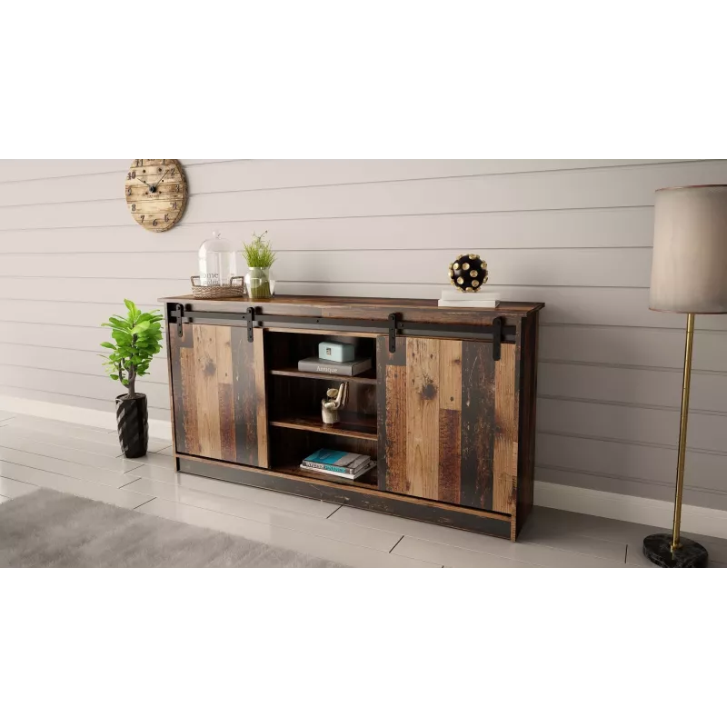 Dressoir 160x80x35 GRANERO oud hout