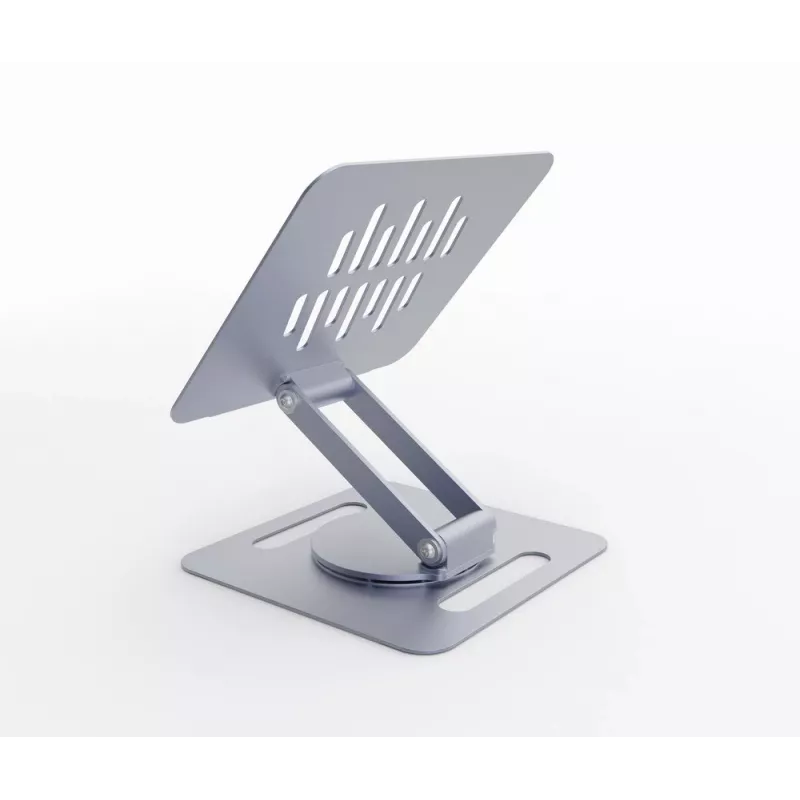 Laptop-riser-standaard GEMBIRD NBS-DR1-01 – draaibare basis, in hoogte verstelbaar, Space Grey