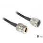 Coaxkabel LMR195 DeLOCK 88683 6 m zwart