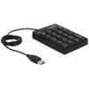 Numeriek toetsenblok DeLOCK 12481 universeel USB zwart