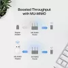 Netwerk-USB-adapter MERCUSYS MA30N — dualband wifi (2,4/5 GHz), 400/867 Mbit/s, USB 2.0, interne antenne, wit