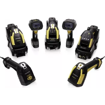 Datalogic PowerScan PM9600 - USB-kit - barcodescanner - draagbaar - SR - 2D-imager - decodeert - RF(433 MHz) (PM9600-SR433RBK12)