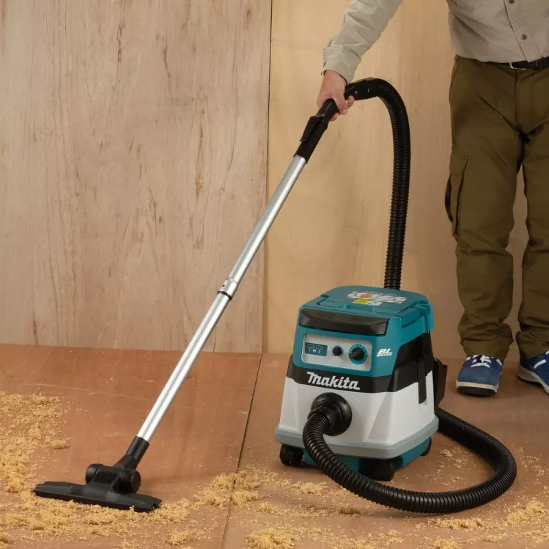 Makita DVC865LZX3 stofzuiger zwart, blauw, wit 8 L
