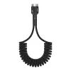 Baseus Fish-Eye USB-C-naar-USB-C-snellaadkabel 1 m 100 W zwart