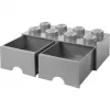 Room Copenhagen - LEGO Brick Drawers 8 - grijs (40061740) (40061740)