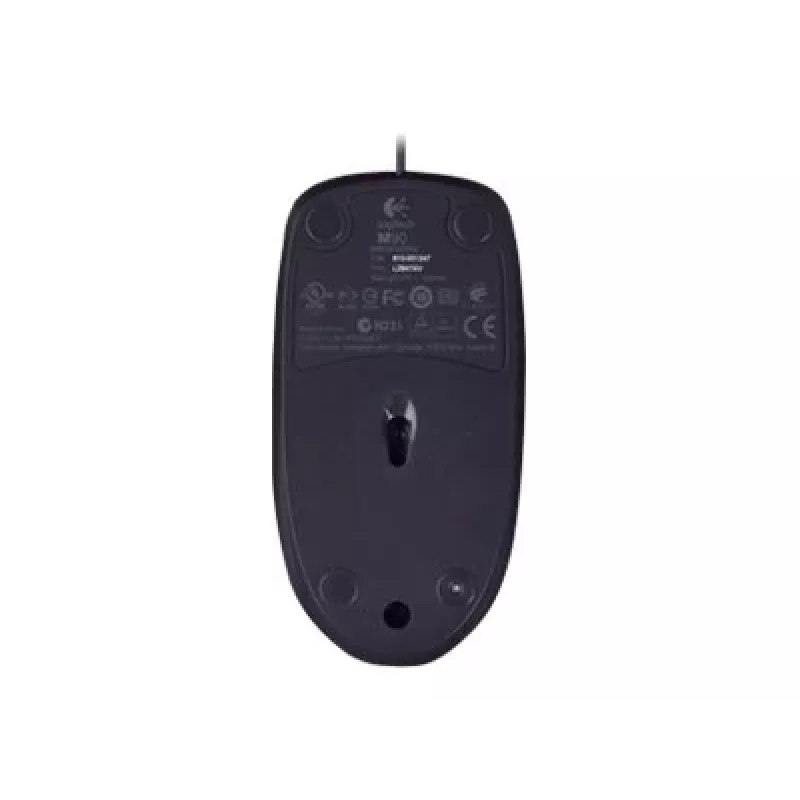 Logitech M90 bedrade optische kantoormuis — 1000 DPI, dubbelhandig, USB Type-A, zwart