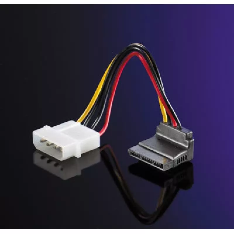ROLINE adapterkabel 4-pol. HDD / SATA, haaks (11.03.1061)